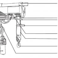 כננת חשמלית 125/250 ק”ג, כבל 18 מ’ HUNTER 500W