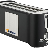 מצנם 4 פרוסות 1200W נירוסטה רב תכליתי ARROW