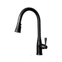ברז נשלף כפרי למטבח BLACK BRONZE 7477 יועם