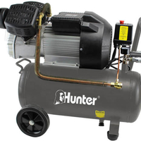 קומפרסור 2 ראשים 3HP 25L HUNTER