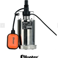 משאבה טבולה מנירוסטה 400W “גובה 0” למים נקיים HUNTER