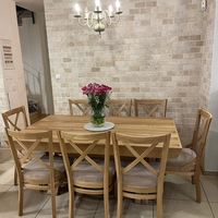 שולחן עץ מלא דגם 