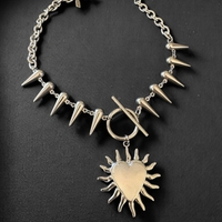 Pierced heart necklace
