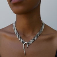 Fangs necklace