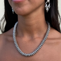 Snake necklace L