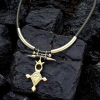 Dark tuareg necklace