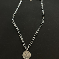 Moon coin necklace
