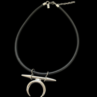 Luna choker - black cilicone