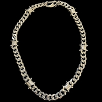 Wire barbed necklace