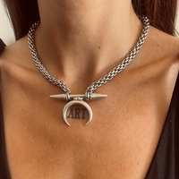 La Luna choker - snake chain