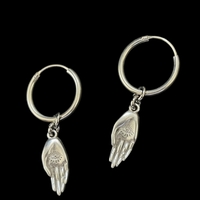 Witch hand earrings