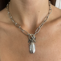 Cicada necklace