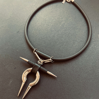 Dracula choker - black cilicon