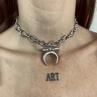 Moon amour necklace