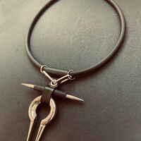 Dracula choker - black cilicon