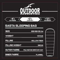 Outdoor Revolution שק שינה מומיה SASTA