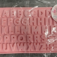 שבלונה אותיות לשוקולד A-Z
