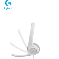 Logitech H390 USB COMPUTER HEADSET Off-White