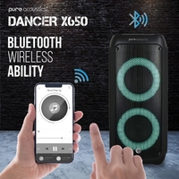 בידורית קריוקי עוצמתית ואיכותית Pure Acoustics DANCER X650