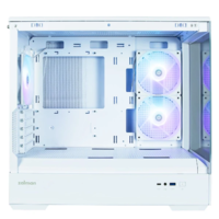 صندوق جيمينج أبيض ZALMAN P30 ARGB mATX CASE - White