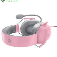 אוזניות גיימינג חוטיות Razer BlackShark V2 X Quartz Edition
