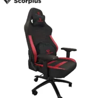Scorpius Professional Gaming Chair – Black / Red