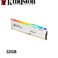 Kingston FURY™ Beast 32GB DDR5 RGB Memory - White