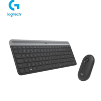 סט מקלדת ועכבר אלחוטיים Logitech MK470 SLIM COMBO