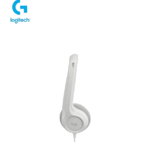 Logitech H390 USB COMPUTER HEADSET Off-White