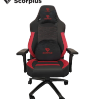 Scorpius Professional Gaming Chair – Black / Red