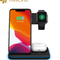 MIRACASE MQIW505 Wireless Fast Charger 3-in-1 – 15W,