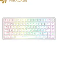 Miracase MMCK300 – لوحة مفاتيح ميكانيكية سلكية بيضاء