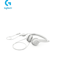 Logitech H390 USB COMPUTER HEADSET Off-White