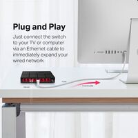 מתג MERCUSYS MS108G 8-Port 10/100/1,000 Mbps Desktop Switch