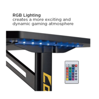 שולחן גיימינג RAGNAR RGB RED