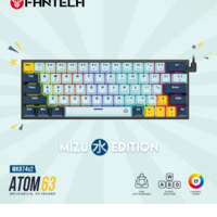 מקלדת גיימנג מכנית קצרה FANTECH ATOM63 MK874V2