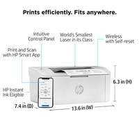 طابعة ليزر لاسلكية  HP LaserJet M110w