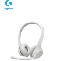 Logitech H390 USB COMPUTER HEADSET Off-White