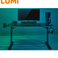 שולחן גיימינג עם תאורה GMD08-2 RGB