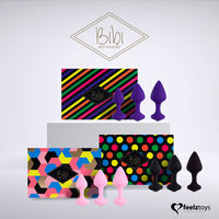 סט פלאג אנאלי לא רוטט לתרגול-Feelztoys Bibi