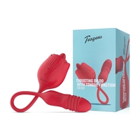 ויברטור Teazers Rose לשון  מלקקת