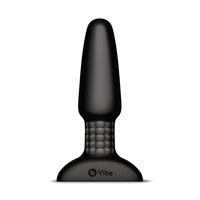 B-VIBE - פלאג אנאלי רוטט עם שלט רחוק רימינג 2 שחור