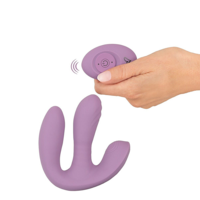 ויברטור משולש עם שלט אלחוטי