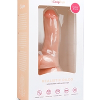 דילדו קטן  מציאותי עם כוס יניקה-Easytoys Dildo Collection