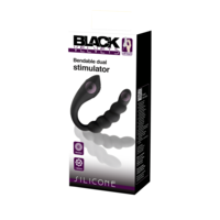 ויברטור אנאלי משולב רוטט וגמיש לגירוי כפול-Black Velvets