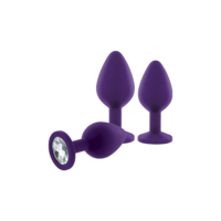 סט פלאגים מסילקון בגדלים שונים Booty plug set RIANNE S