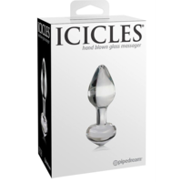 פלאג אנאלי נטיף קרח זכוכית-Icicles