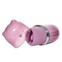 ויברטור חתחתול מוצץ,יונק,מלקק ורוטט-svakom