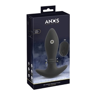 פלאג אנאלי רוטט עם טבעות נעות-ANOS