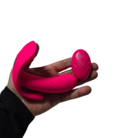 תחתון טריפל רוטט עם שלט אלחוטי,לדגדגן,נרתיק,ישבן